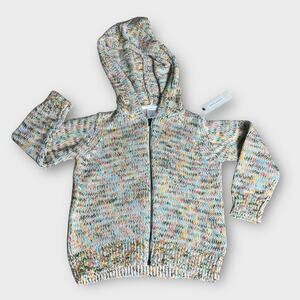 Peyton + Parker New Multicolor Soft Knit Kids Hoodie 2T